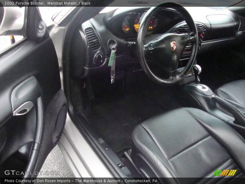 Meridian Metallic / Black 2002 Porsche Boxster