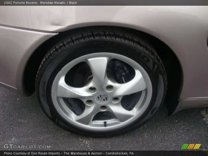 Meridian Metallic / Black 2002 Porsche Boxster