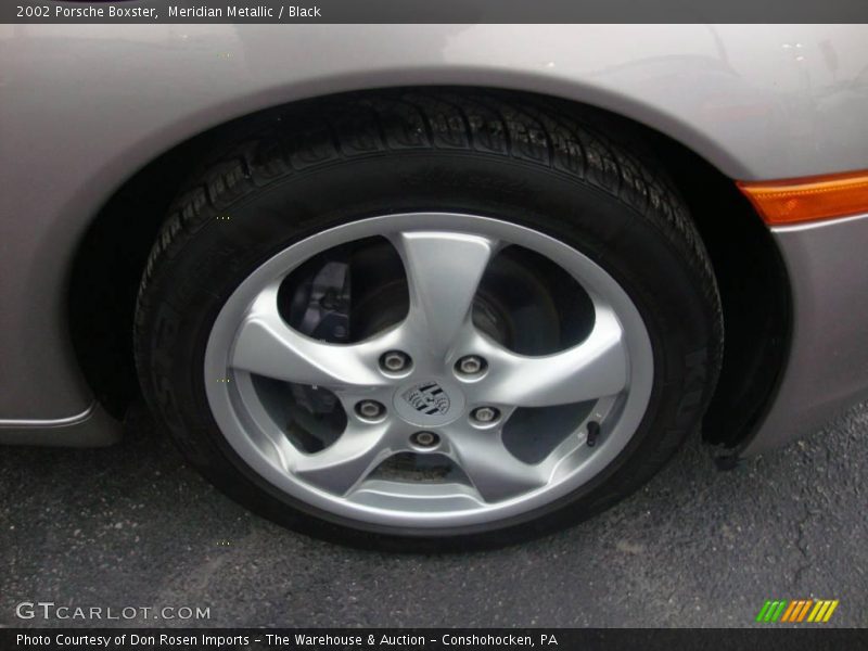 Meridian Metallic / Black 2002 Porsche Boxster