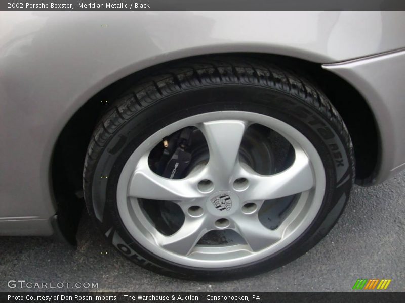 Meridian Metallic / Black 2002 Porsche Boxster