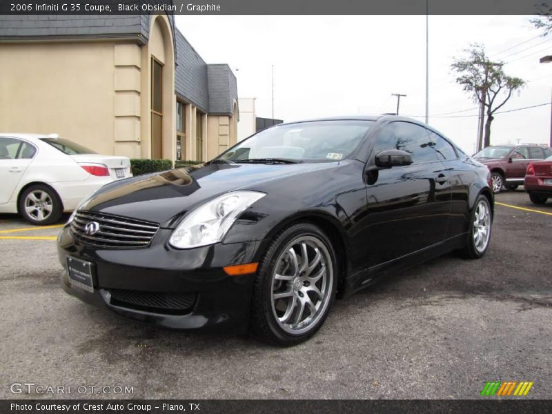 Black Obsidian / Graphite 2006 Infiniti G 35 Coupe