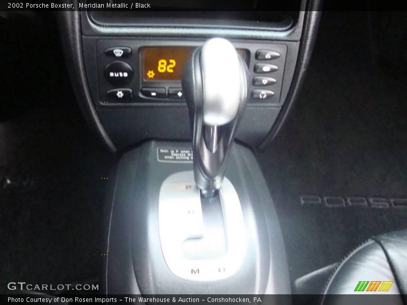 Meridian Metallic / Black 2002 Porsche Boxster