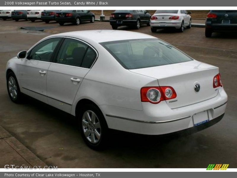 Candy White / Black 2008 Volkswagen Passat Turbo Sedan