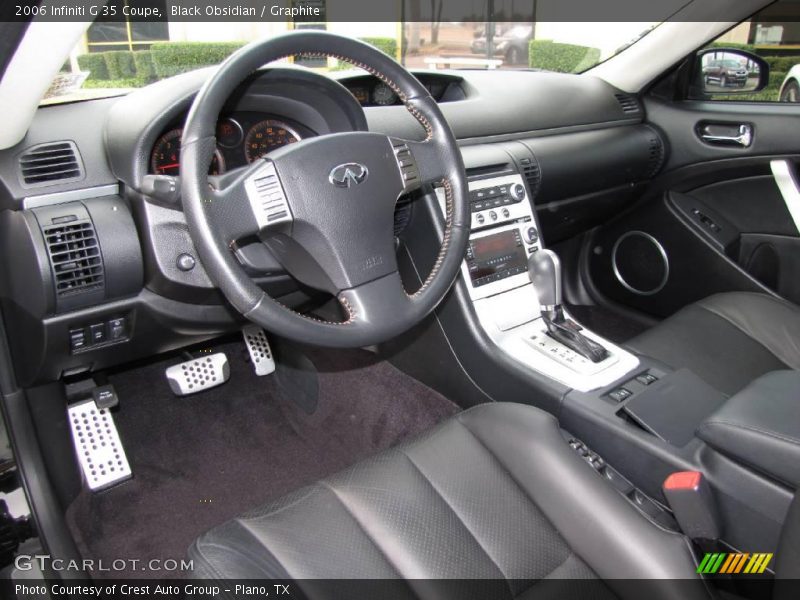 Black Obsidian / Graphite 2006 Infiniti G 35 Coupe