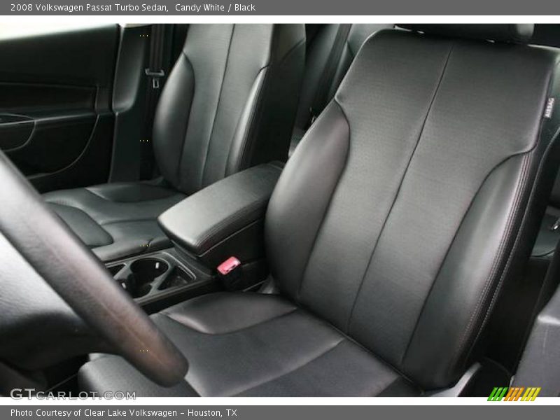Candy White / Black 2008 Volkswagen Passat Turbo Sedan