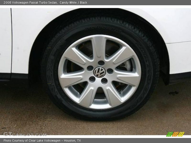 Candy White / Black 2008 Volkswagen Passat Turbo Sedan