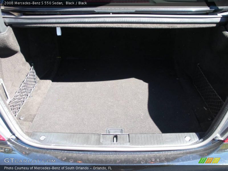 Black / Black 2008 Mercedes-Benz S 550 Sedan