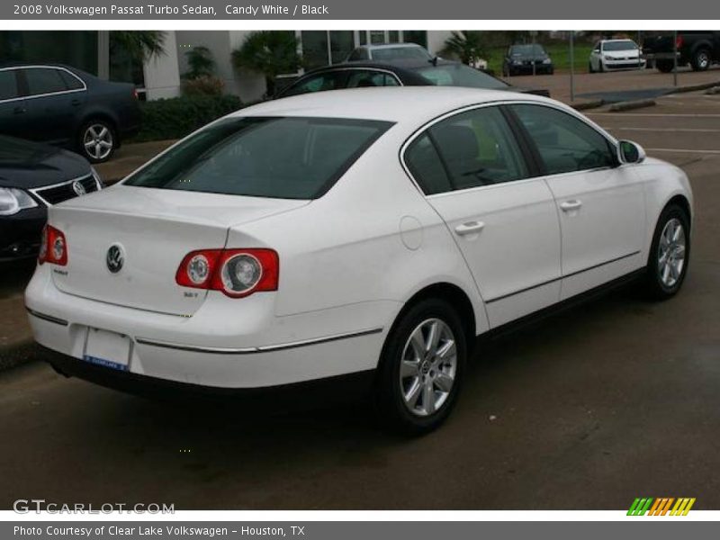 Candy White / Black 2008 Volkswagen Passat Turbo Sedan