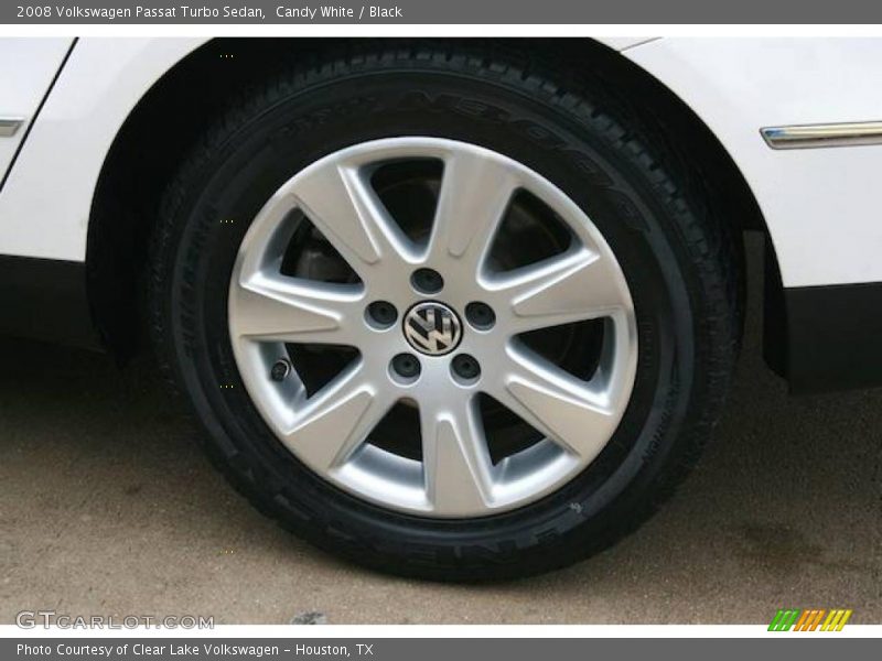 Candy White / Black 2008 Volkswagen Passat Turbo Sedan