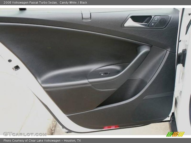 Candy White / Black 2008 Volkswagen Passat Turbo Sedan