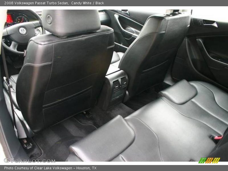 Candy White / Black 2008 Volkswagen Passat Turbo Sedan