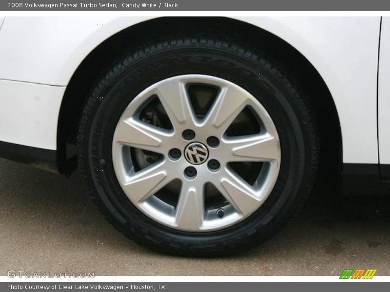 Candy White / Black 2008 Volkswagen Passat Turbo Sedan