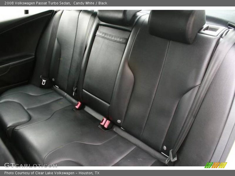 Candy White / Black 2008 Volkswagen Passat Turbo Sedan