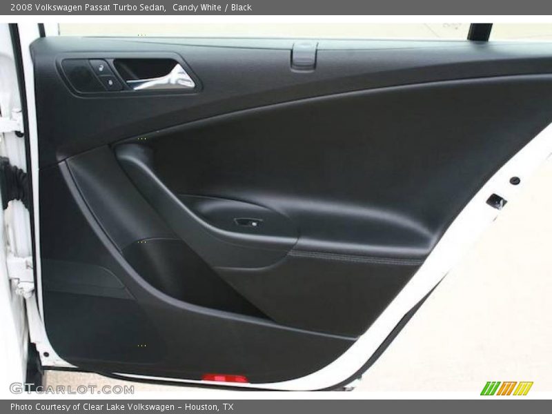Candy White / Black 2008 Volkswagen Passat Turbo Sedan
