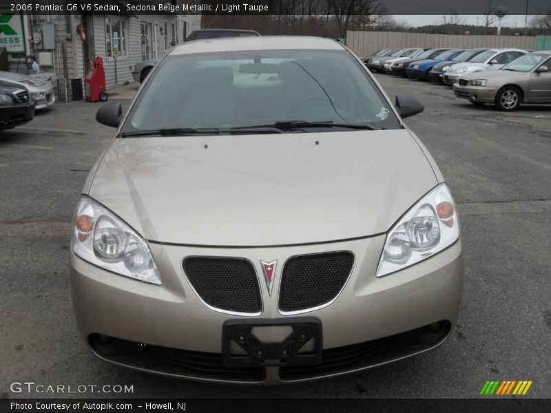 Sedona Beige Metallic / Light Taupe 2006 Pontiac G6 V6 Sedan
