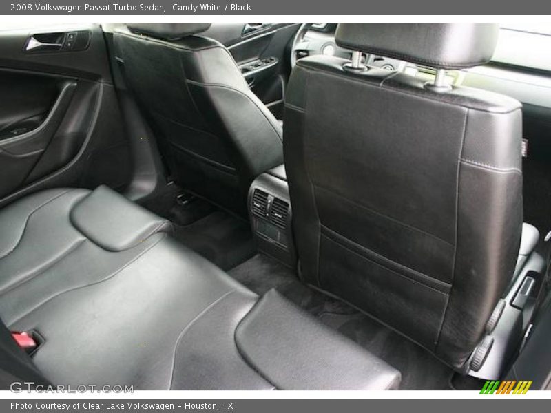 Candy White / Black 2008 Volkswagen Passat Turbo Sedan
