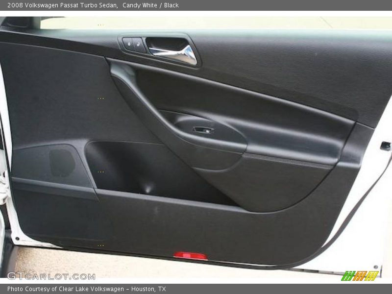 Candy White / Black 2008 Volkswagen Passat Turbo Sedan