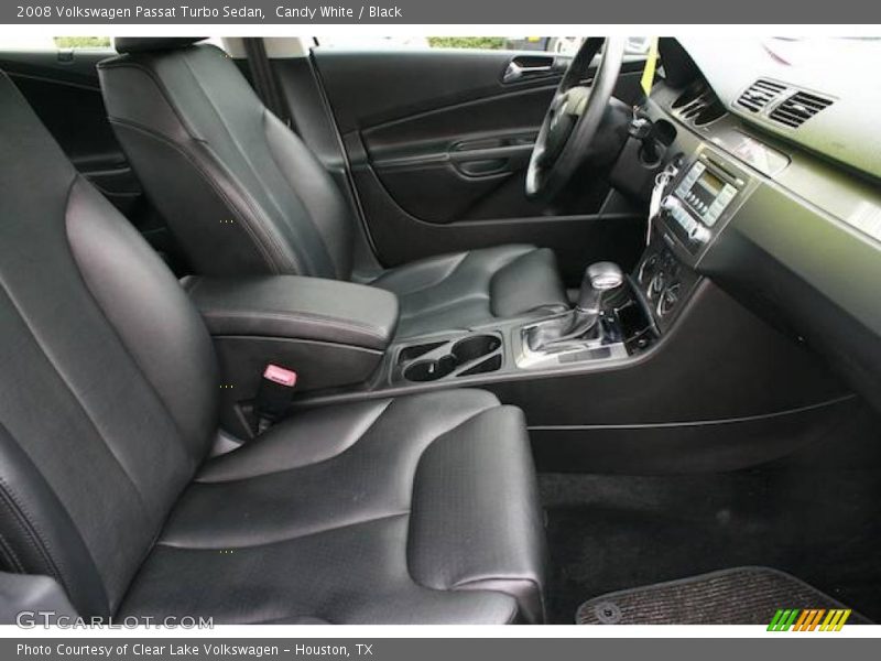 Candy White / Black 2008 Volkswagen Passat Turbo Sedan