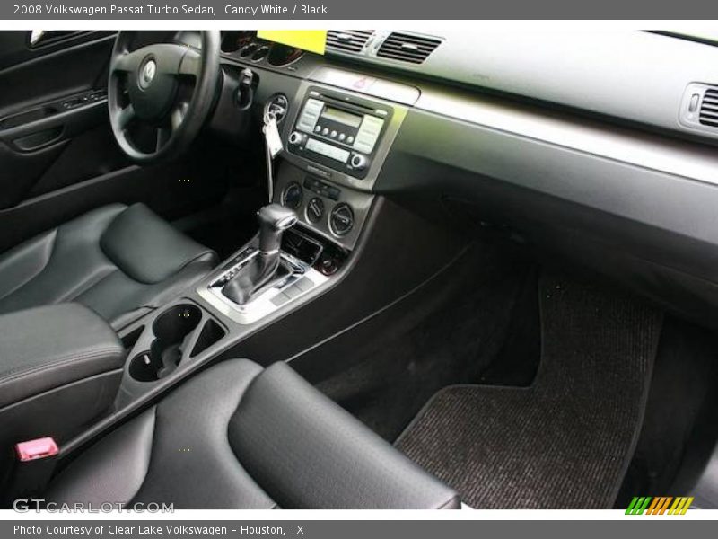 Candy White / Black 2008 Volkswagen Passat Turbo Sedan