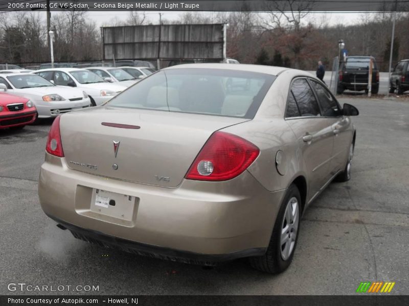 Sedona Beige Metallic / Light Taupe 2006 Pontiac G6 V6 Sedan