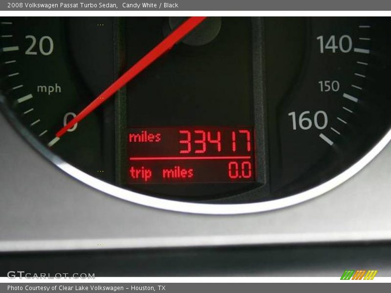 Candy White / Black 2008 Volkswagen Passat Turbo Sedan
