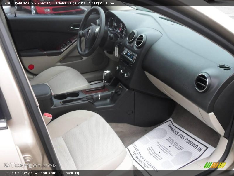Sedona Beige Metallic / Light Taupe 2006 Pontiac G6 V6 Sedan