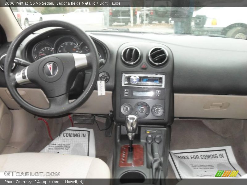 Sedona Beige Metallic / Light Taupe 2006 Pontiac G6 V6 Sedan