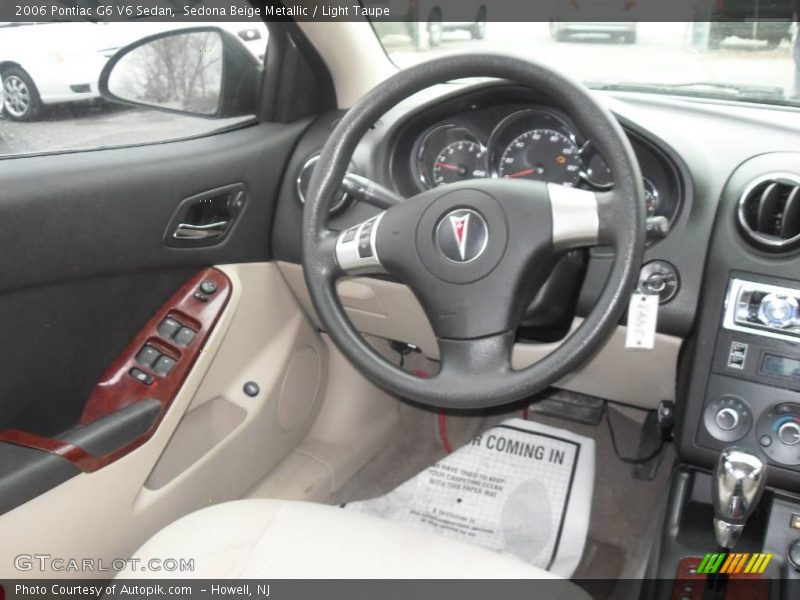 Sedona Beige Metallic / Light Taupe 2006 Pontiac G6 V6 Sedan