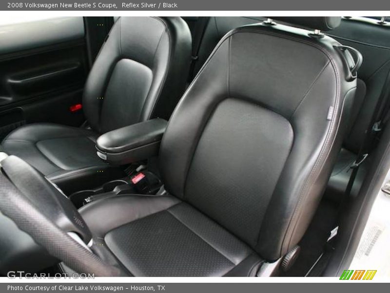 Reflex Silver / Black 2008 Volkswagen New Beetle S Coupe