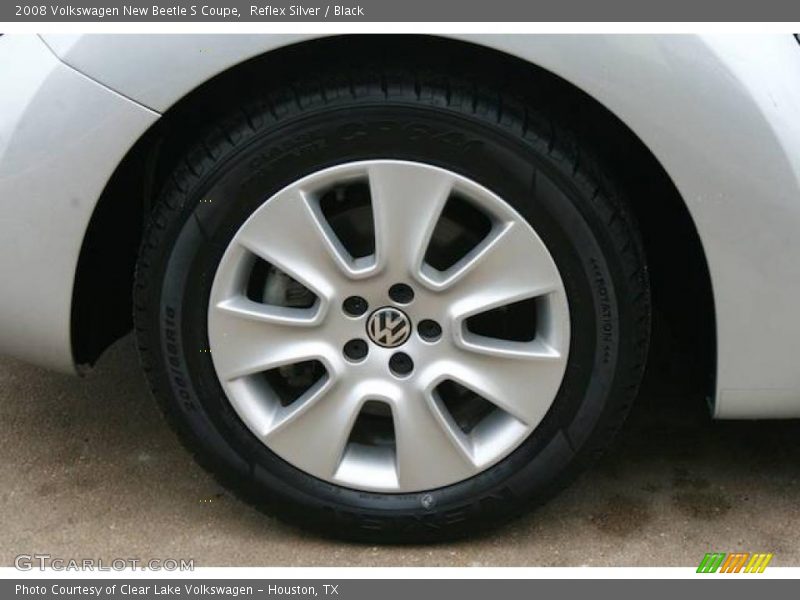Reflex Silver / Black 2008 Volkswagen New Beetle S Coupe
