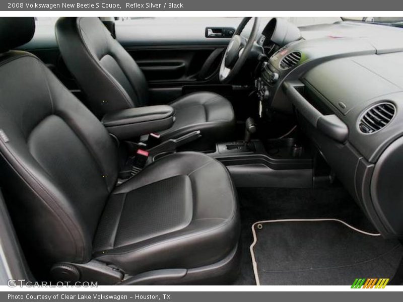Reflex Silver / Black 2008 Volkswagen New Beetle S Coupe