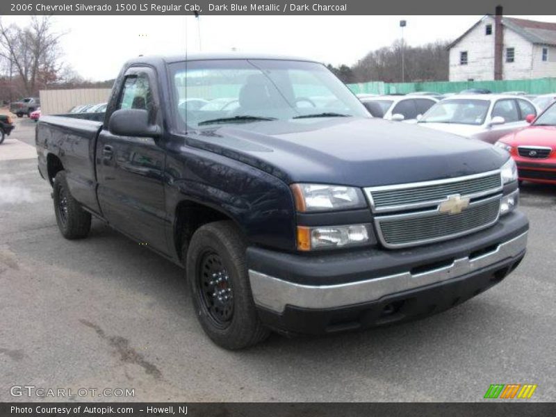 Dark Blue Metallic / Dark Charcoal 2006 Chevrolet Silverado 1500 LS Regular Cab