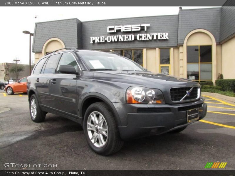 Titanium Gray Metallic / Taupe 2005 Volvo XC90 T6 AWD