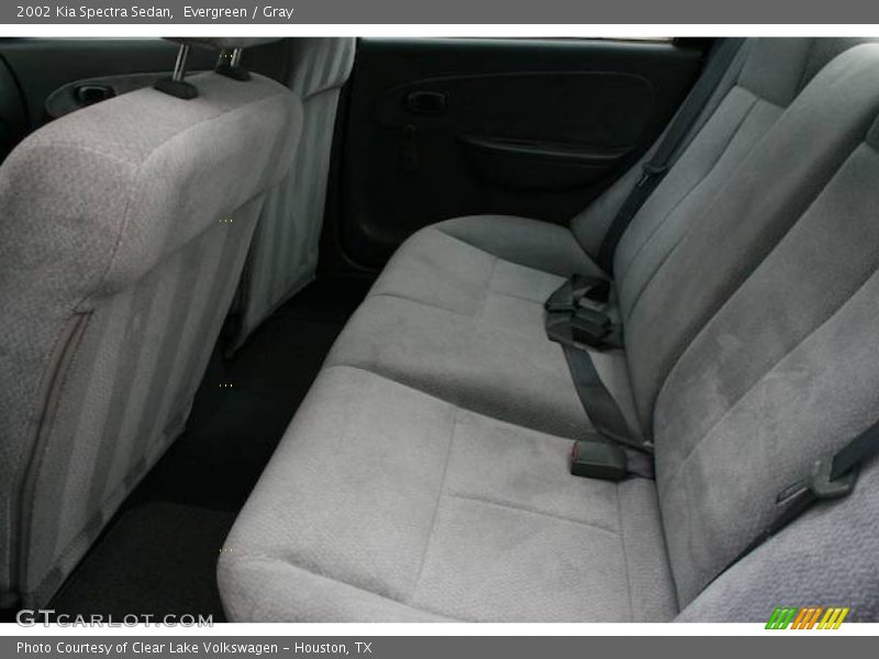 Evergreen / Gray 2002 Kia Spectra Sedan