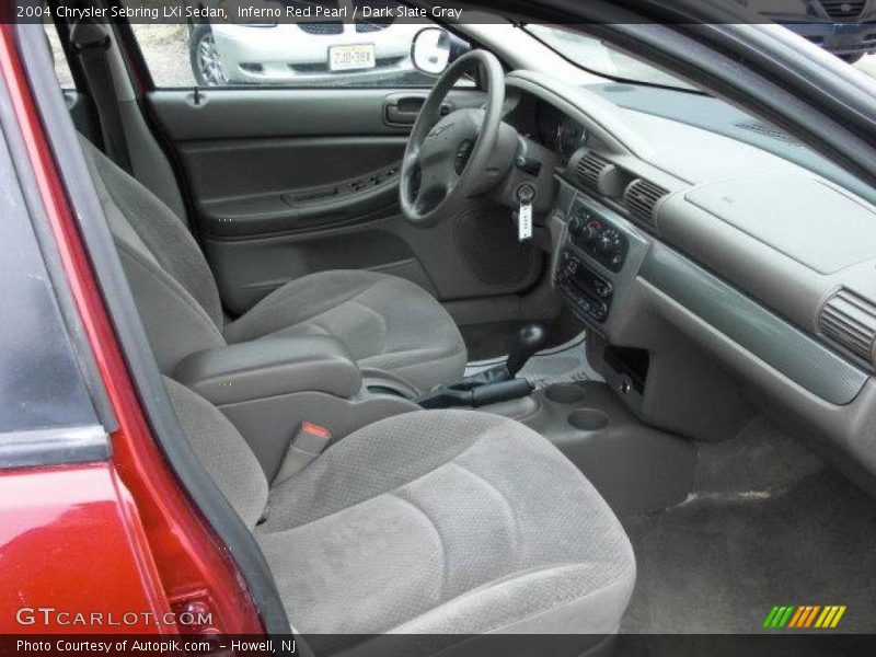 Inferno Red Pearl / Dark Slate Gray 2004 Chrysler Sebring LXi Sedan
