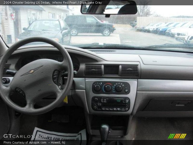 Inferno Red Pearl / Dark Slate Gray 2004 Chrysler Sebring LXi Sedan