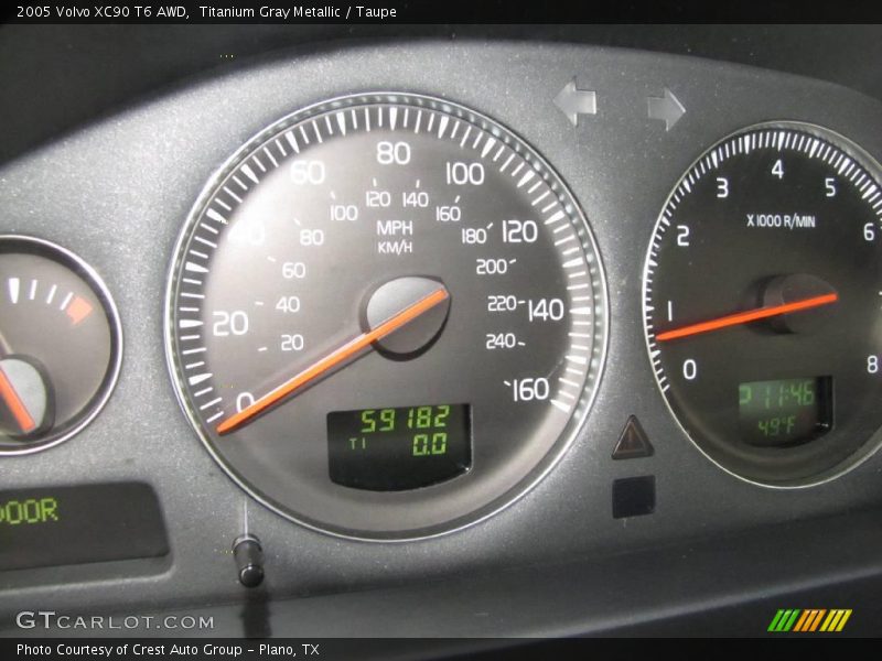 Titanium Gray Metallic / Taupe 2005 Volvo XC90 T6 AWD