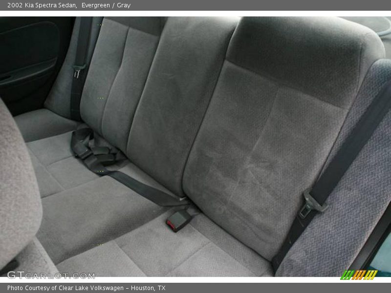 Evergreen / Gray 2002 Kia Spectra Sedan