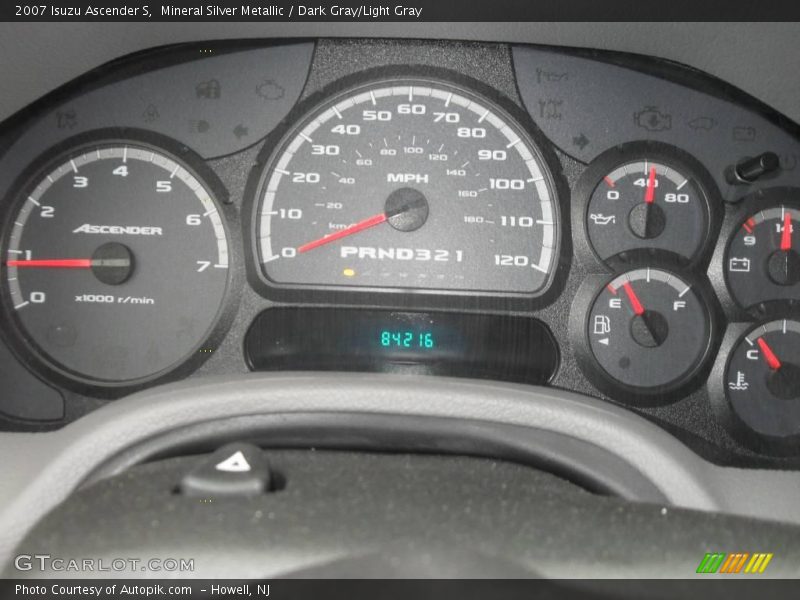 Mineral Silver Metallic / Dark Gray/Light Gray 2007 Isuzu Ascender S