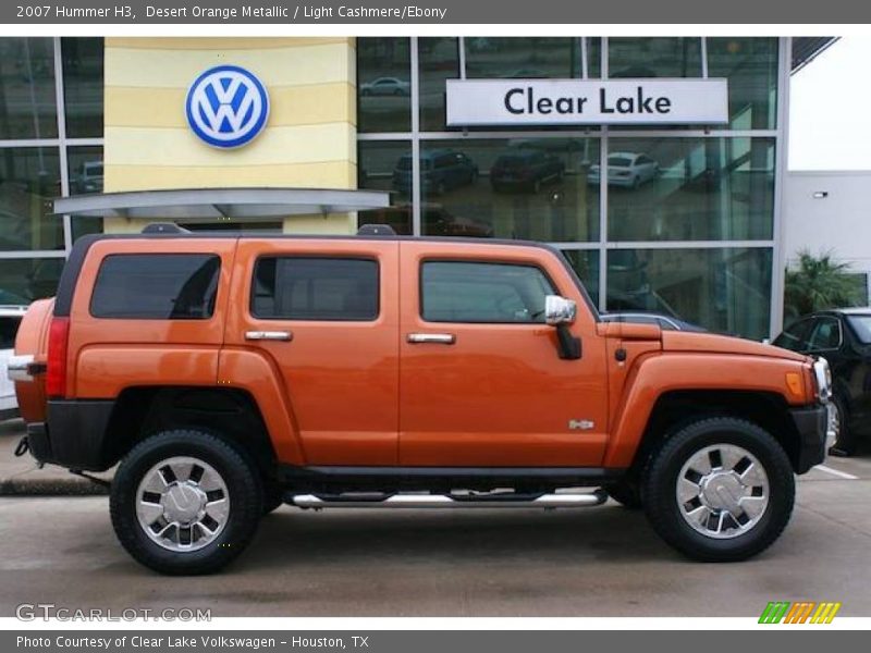 Desert Orange Metallic / Light Cashmere/Ebony 2007 Hummer H3