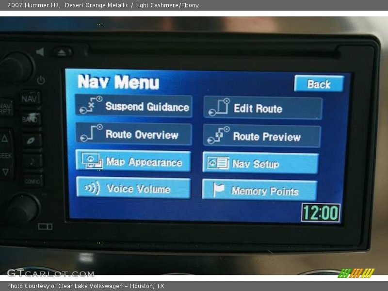 Desert Orange Metallic / Light Cashmere/Ebony 2007 Hummer H3