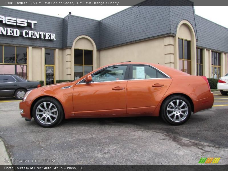 Hot Lava Orange / Ebony 2008 Cadillac CTS Hot Lava Edition Sedan