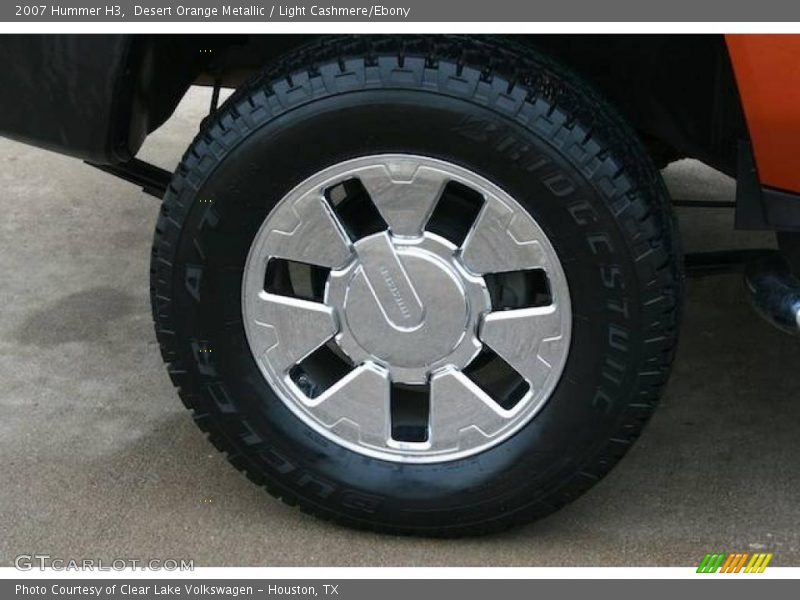Desert Orange Metallic / Light Cashmere/Ebony 2007 Hummer H3