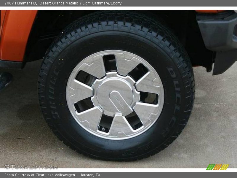 Desert Orange Metallic / Light Cashmere/Ebony 2007 Hummer H3