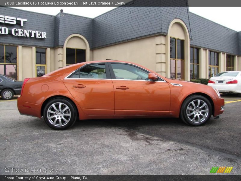 Hot Lava Orange / Ebony 2008 Cadillac CTS Hot Lava Edition Sedan