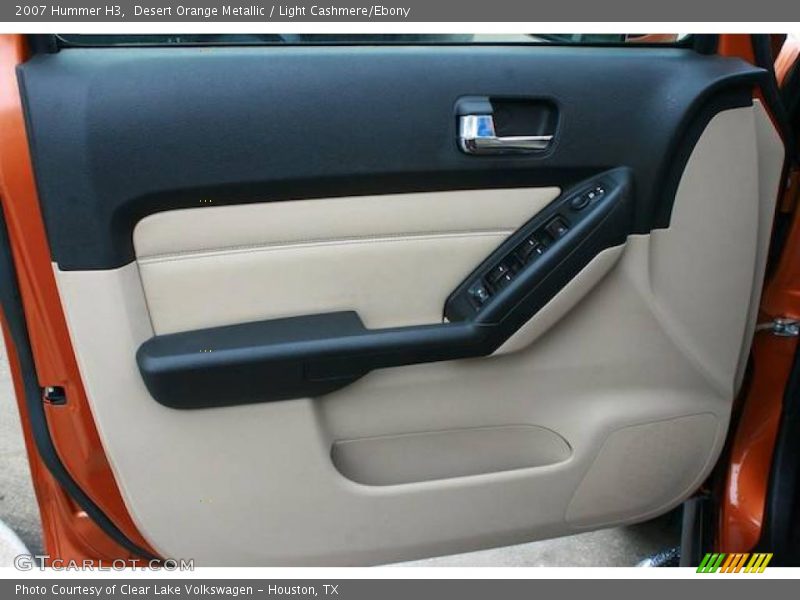 Desert Orange Metallic / Light Cashmere/Ebony 2007 Hummer H3