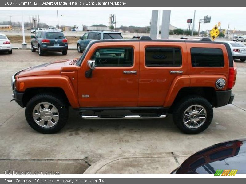 Desert Orange Metallic / Light Cashmere/Ebony 2007 Hummer H3