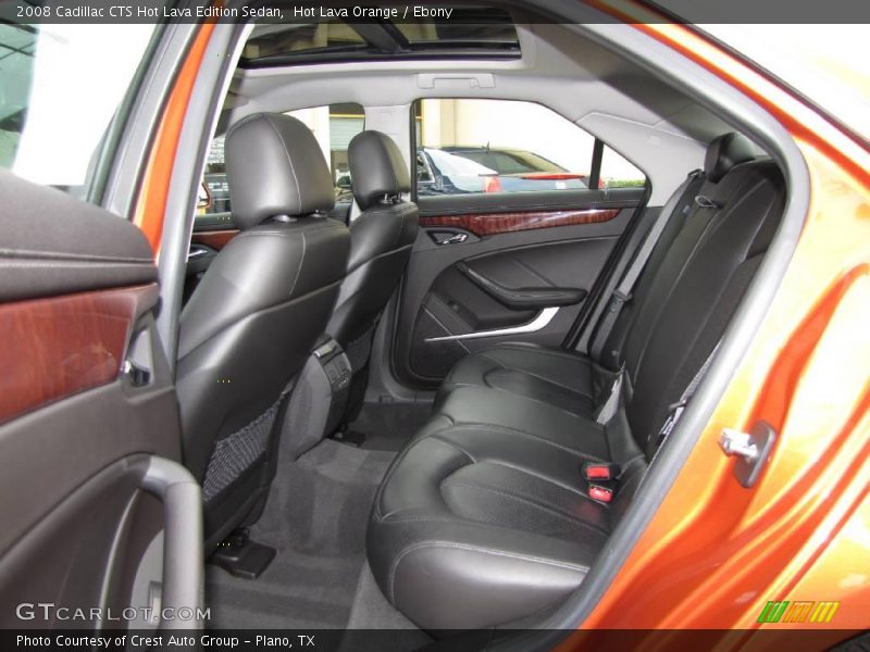 Hot Lava Orange / Ebony 2008 Cadillac CTS Hot Lava Edition Sedan