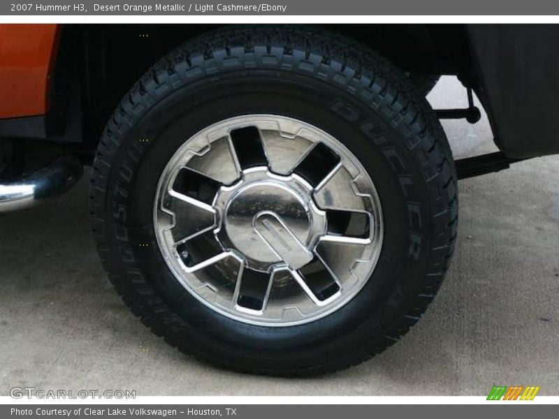 Desert Orange Metallic / Light Cashmere/Ebony 2007 Hummer H3