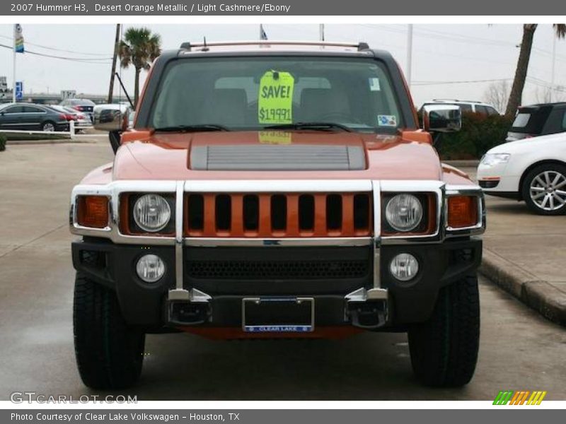 Desert Orange Metallic / Light Cashmere/Ebony 2007 Hummer H3